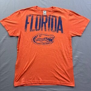 New Agenda Florida Gators T-Shirt Mens Medium Orange Graphic NCAA Football Tee